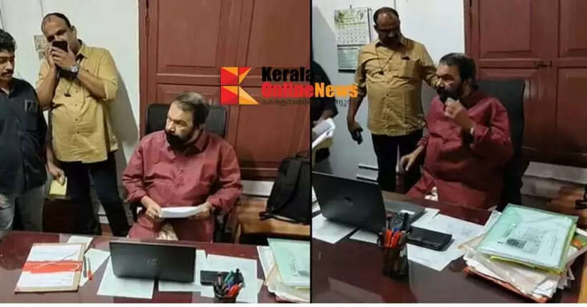 Teacher recruitment is being hampered: Minister of Public Education conducts a surprise inspection at Kannur North Sub-District Education Office