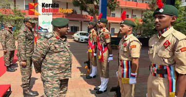 Ten-day NCC camp begins at Ancharakandi Higher Secondary School, Kannur