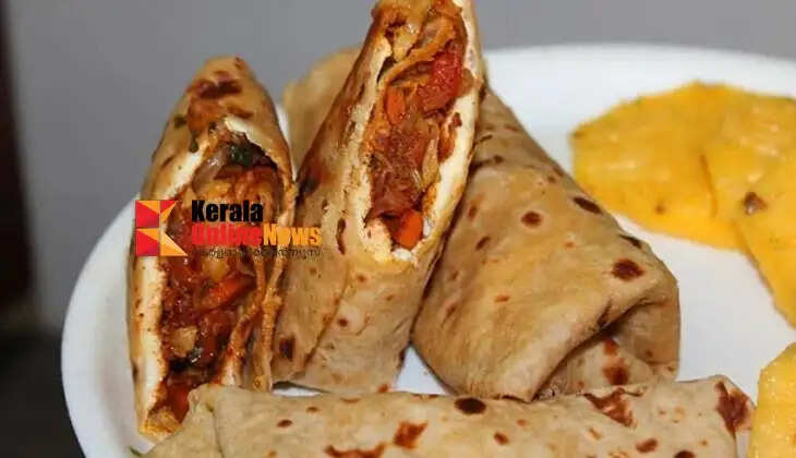 Chapati egg roll