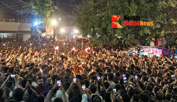 The emotional reunion of Balarama and Krishna at Trichambaram