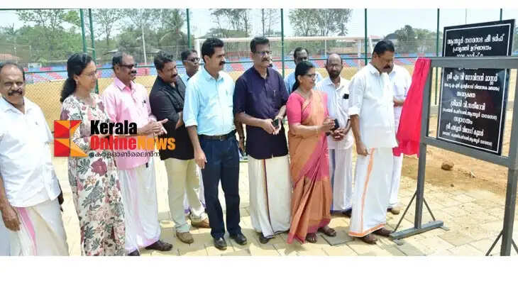 She-Turf is being prepared for women in Anthoor: The work was inaugurated by M.V. Govindan MLA.