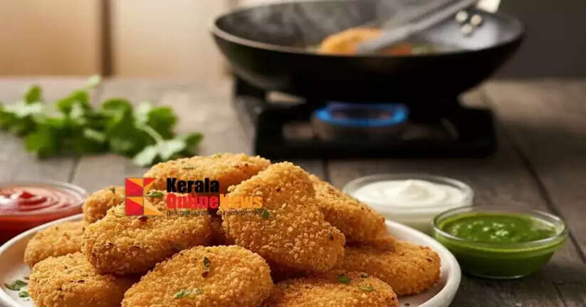 Crispy chicken nuggets with evening tea!