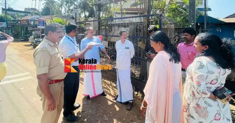 Bus Bay at puthiyatheru town kannur Joint inspection conducted