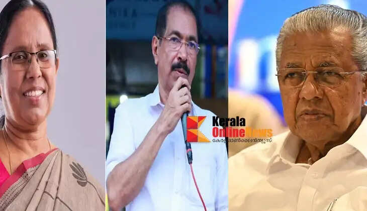 Chief Minister Pinarayi Vijayan and his aparan; KK Shailaja and Sunny Joseph have two aparan each