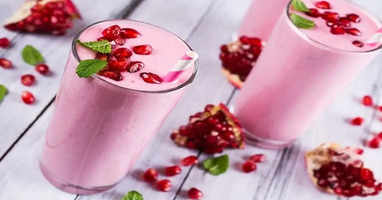 Pomegranate Milkshake