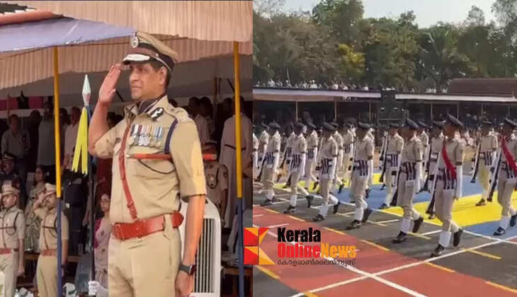 Passing out parade at Mangattuparamba KAP camp; 369 more people join the police force