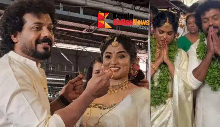 From love to marriage; Jishin and Ameya get married at Guruvayur temple