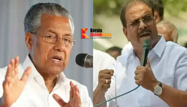 K Sudhakaran and cm