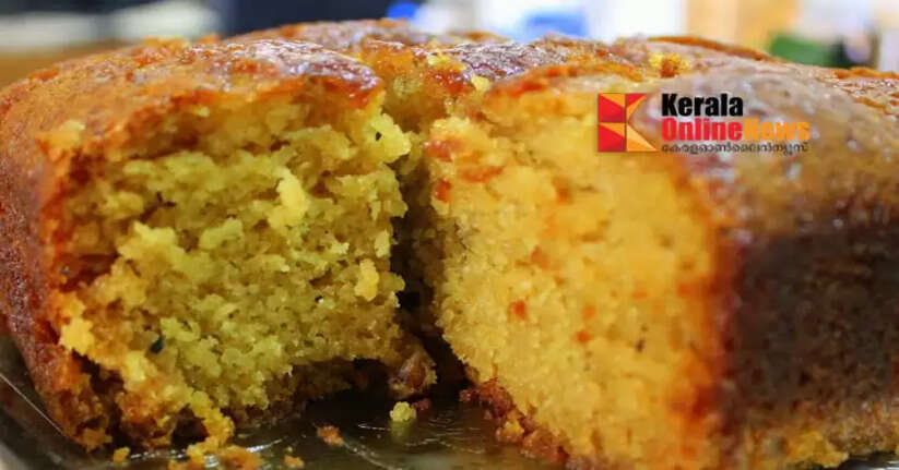 fluffy tea cake with wheat flour