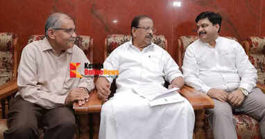 Comprehensive Development of Kannur Railway Station; Discussed with Palakkad Railway Division Manager K. Sudhakaran M.P