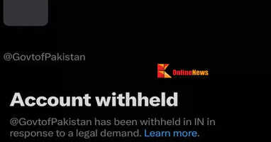 Pakistan government's official X account suspended in India