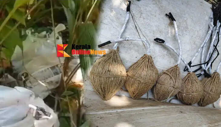 A powerful gangster and several kilos of ammunition seized from a Kannur home have been neutralized