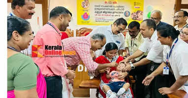 Pulse Polio: Children were given polio drops through 2087 booths in Kannur district