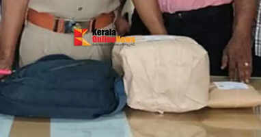 Three kilos of ganja found abandoned on a train at Thalassery railway station