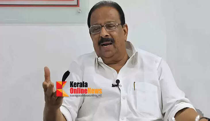 K Sudhakaran with an emotional note on Facebook