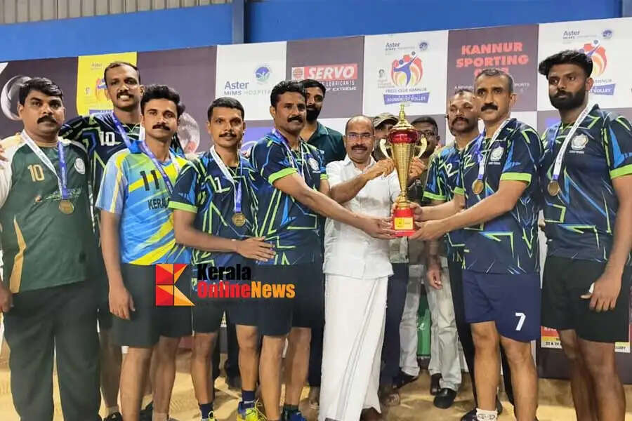 State Journalist Volley Kannur Central Prison wins official competition