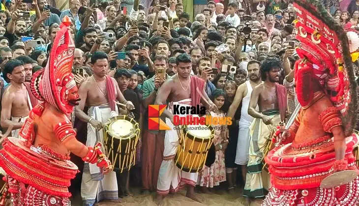 The Bali-Sugreeva battle in Andalur was played out on a grand scale, and the devotees shouted with excitement.