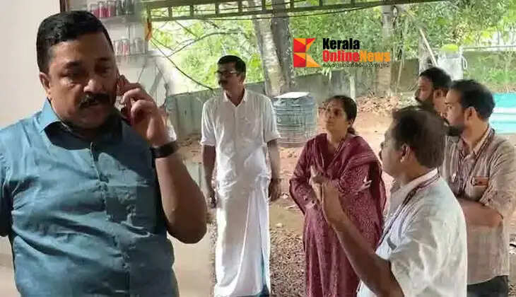Court notice issued to MLA Najeeb Kanthapuram for blocking the move to attach the house where a mother suffering from mental health issues and her two daughters reside.