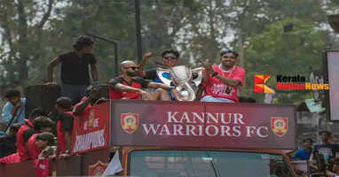 Super League Kerala  Procession brings excitement to kannur warriors