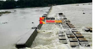 Pattambi check dam construction in final stages