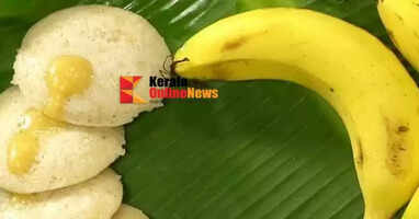  preparing a banana idli 
