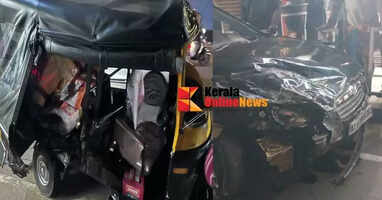 Autorickshaw passenger dies after being hit by car in Payyannur: Young car passengers in custody