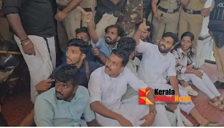 Nitin Raj's suicide: K. SU holds protest march demanding action against culprits