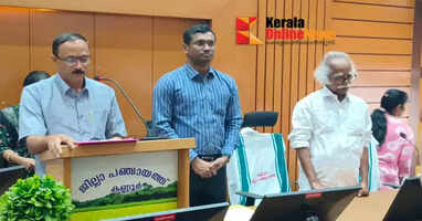 Adv. Binoy Kurien sworn in as Kannur District Panchayat President