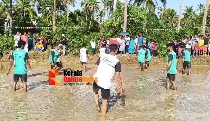 Urpally Rain Festival: Journalists took a tumble as MLAs, the District Collector, and the City Police Commissioner played mud football with great enthusiasm.