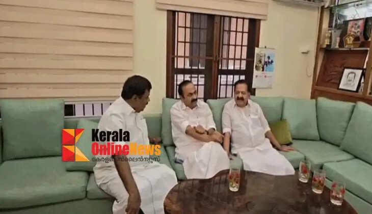 Will the snow melt..? The persuasion campaign continues; Again at VD Satheesan Chennithala's house