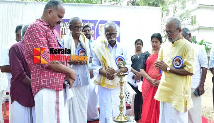 Foundation stone laid for Mahakavi Cherussery memorial in Chirakkal, Kannur