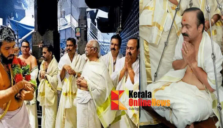 Second Chief Minister to visit Guruvayur temple after K. Karunakaran; paid Rs. 4,500 for the visit