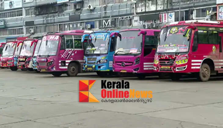 Bus owners stand firm; No change in private bus strike in the state on Wednesday