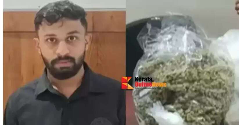Wayanad native arrested with hybrid cannabis worth Rs 6.5 crore at Kochi International Airport