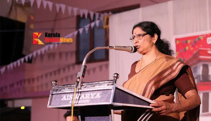 PK Shyamala, a teacher, will be a candidate in the Taliparamba constituency in the upcoming assembly election 