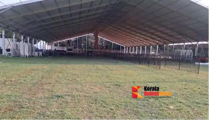 Prime Minister Narendra Modi's visit; Huge pandal to accommodate 30,000 people in Thiruvalla, tight security arrangements