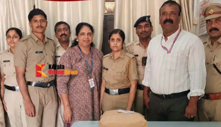 Two kilograms of cannabis were found abandoned on the Thalassery railway platform.
