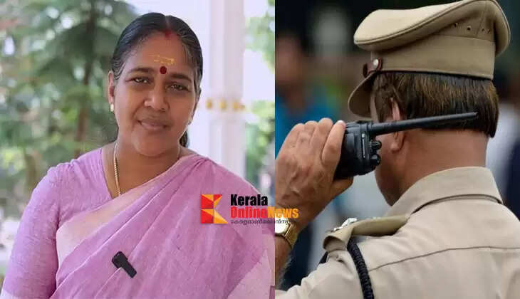 Who called Shobha Surendran from the police just before the march?; Home Department investigating to find the policeman
