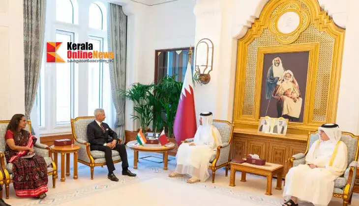 Indian External Affairs Minister S. Jaishankar is in Qatar for a ten-day foreign tour; he held a meeting with the Prime Minister.