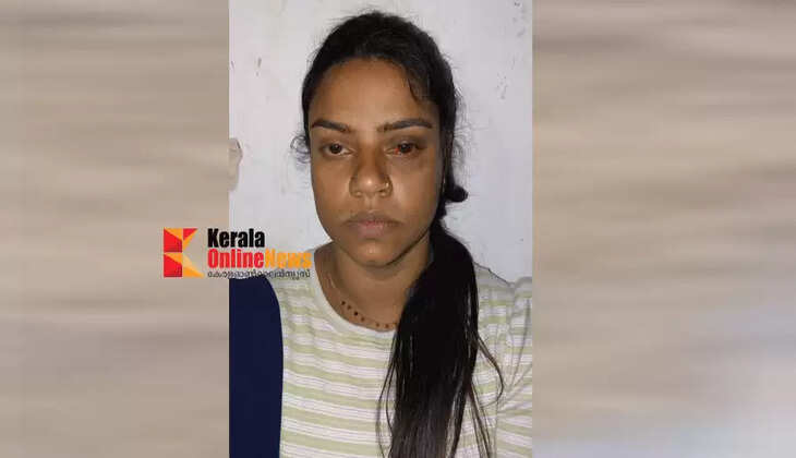 Woman arrested with methamphetamine in Kannur Pariyarat