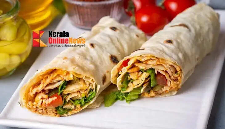 Healthy chicken roll