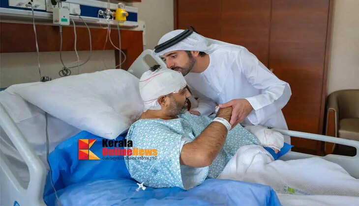 Dubai Crown Prince plants an affectionate kiss on Smith Machar