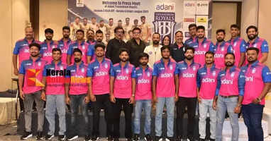 Robin red for fighting spirit, sea green to symbolize growth; Adani launches Trivandrum Royals jersey