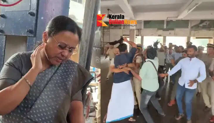 Violence against Health Minister Veena George in Kannur: Five KSU activists in remand