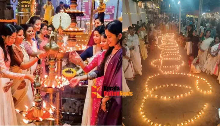 Kadampuzha Thrikarthik; Narayana recitation by Twaritha Matru Samithi was held at Kadampuzha temple