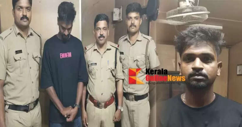 A young man from Alappuzha was arrested with hashish oil.