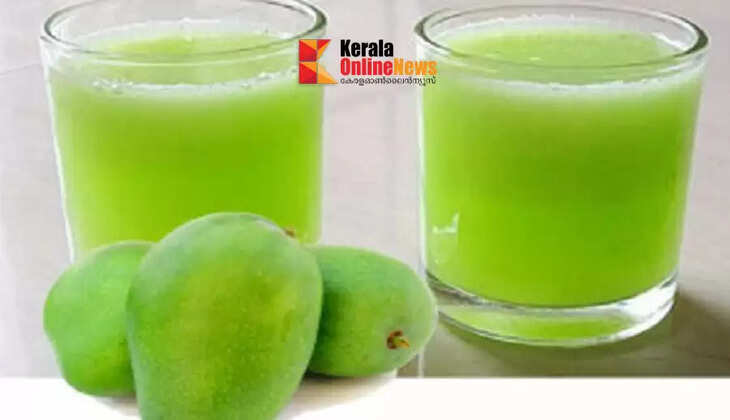 Green mango sorbet to cool down