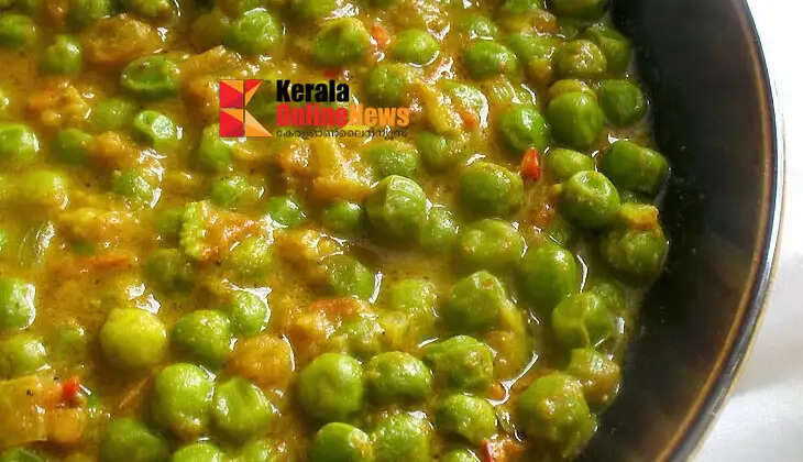 A delicious green pea curry recipe with sala flavor