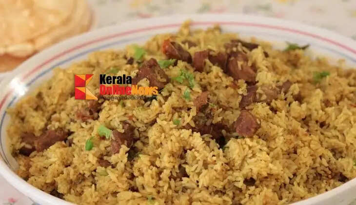 Malabar special meat rice