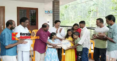 The 'Magic Home' project's Sneha Bhavan has been handed over: Nissan and Nissi have now been handed the keys to their own house